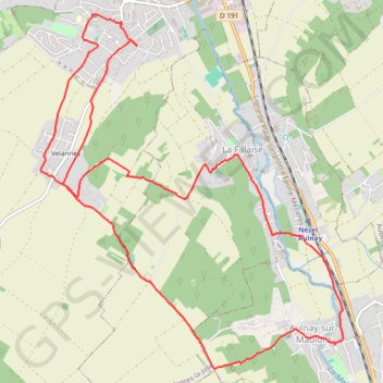 Aulnay-sur-Mauldre (Yvelines 78) GPS track, route, trail