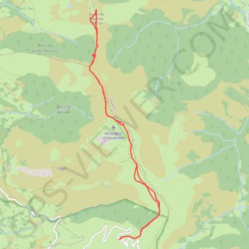 Hautacam GPS track, route, trail