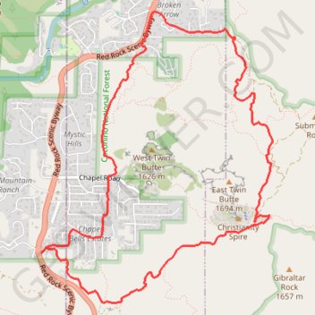 Chicken Point Loop GPS track, route, trail