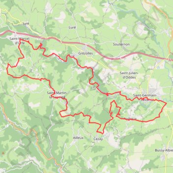 Le Val d'Aix - Saint-Germain-Laval GPS track, route, trail