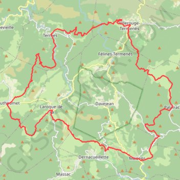 Tour des hautes corbières GPS track, route, trail