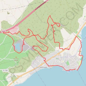 Bouzigues GPS track, route, trail