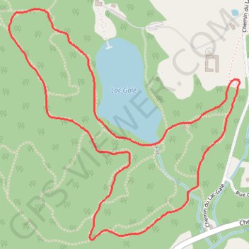 Lac Gale GPS track, route, trail