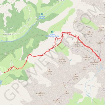 Passage de la Grande Forclaz GPS track, route, trail