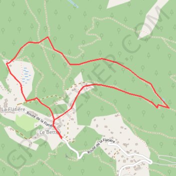Lac Noir GPS track, route, trail