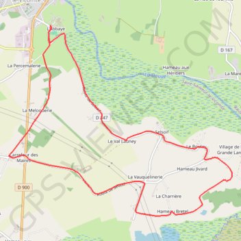 Saint Sauveur le Vicomte GPS track, route, trail