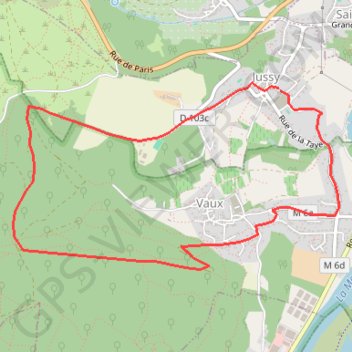 Tour de Vaux GPS track, route, trail