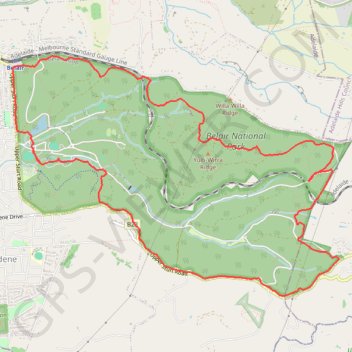 Belair National Park GPS track, route, trail