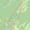 Sentier du Crêt de Chalam - La Pesse GPS track, route, trail