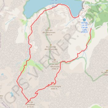 Campbieil-Estaragne GPS track, route, trail