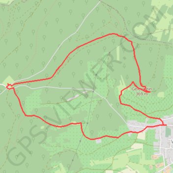 Forêt de Westhoffen GPS track, route, trail