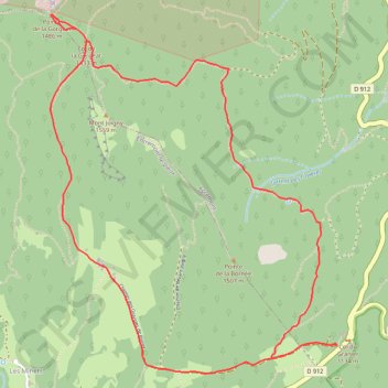Le tour du Mont Joigny GPS track, route, trail
