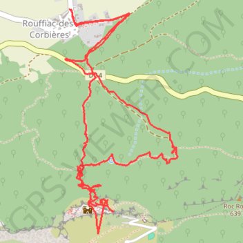 Peyrepertuse GPS track, route, trail