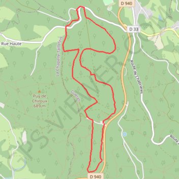Monts de Guéret - Guéret GPS track, route, trail