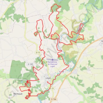 Rando Loyat GPS track, route, trail