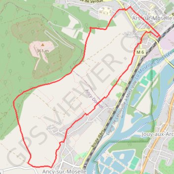 Ars-sur-Moselle (gare) GPS track, route, trail