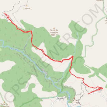 Le cirque de gurrundué GPS track, route, trail