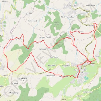 Saint-christo GPS track, route, trail