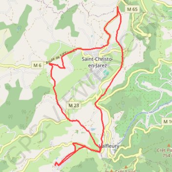Autour de Saint-Christo GPS track, route, trail