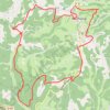 Boucle Rouffignac Saint Cernin GPS track, route, trail
