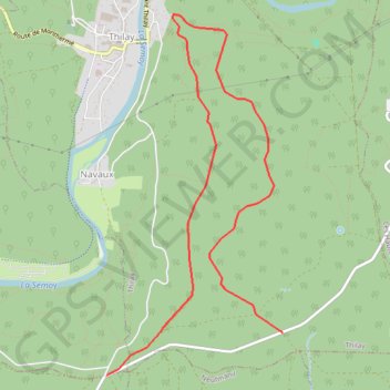 OpenLayers.Feature.Vector_11737 GPS track, route, trail