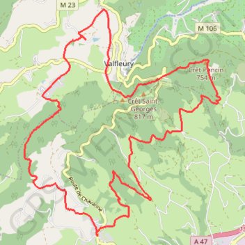 Chavanne GPS track, route, trail