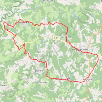 St Estephe 39 kms GPS track, route, trail