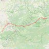 GR653 Randonnée de Castanet-le-Haut (Hérault) à Dourgne (Tarn) GPS track, route, trail