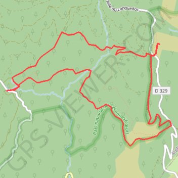 Les cascades d'Orgon GPS track, route, trail