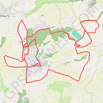 Saint-Brieuc Cyclisme GPS track, route, trail