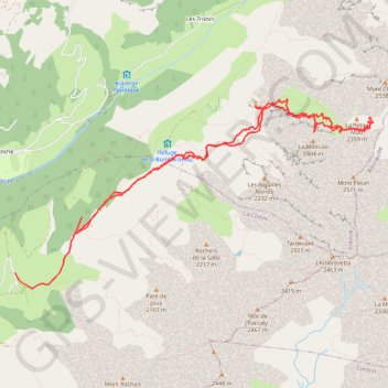 Mont Charvet GPS track, route, trail