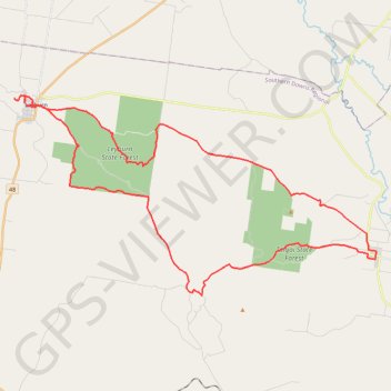 Pratten - Leyburn GPS track, route, trail