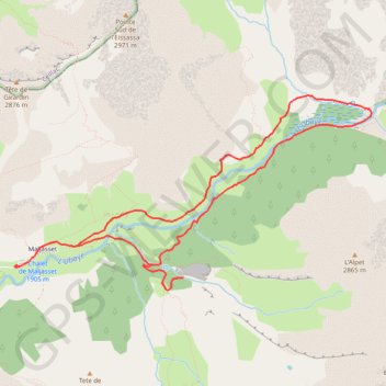 Carrière de Maurin et Plan de Parouart GPS track, route, trail