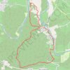 La Roque sur Ceze et les cascades du Sautadet GPS track, route, trail