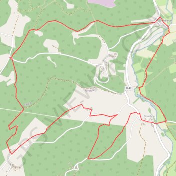 Cambaleve & Borbou GPS track, route, trail