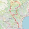 Juan-les-Pins - Le Rourret - Col de Vence GPS track, route, trail