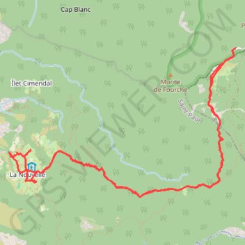 La Nouvelle Par Le Col Des Bœufs GPS track, route, trail