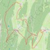 Bel itinéraire de VTT de Lans à Méaudre GPS track, route, trail