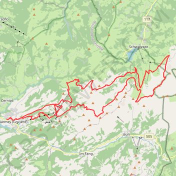 Gruyère Trail Charmey (GTC) 2018 GPS track, route, trail