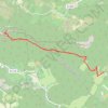 Pic Saint-Loup depuis Saint-Mathieu-de-Treviers GPS track, route, trail
