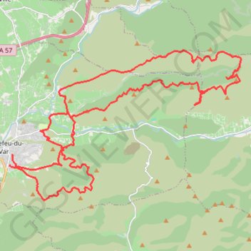 Pistes de Camargue à Pierrefeu-du-Var GPS track, route, trail