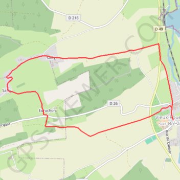 Edruchon - Vieux-Rouen-sur-Bresle GPS track, route, trail