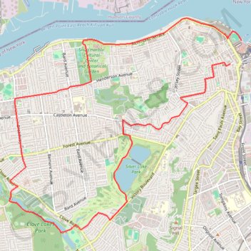 Staten Island GPS track, route, trail