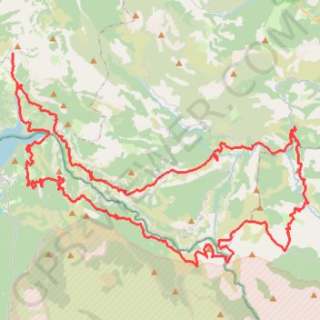 Tour des Gorges du Verdon GPS track, route, trail