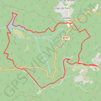 Mont Vinaigre GPS track, route, trail