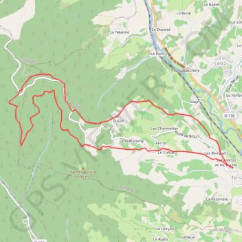 Randonnée du 26/11/2022 à 17:09 GPS track, route, trail