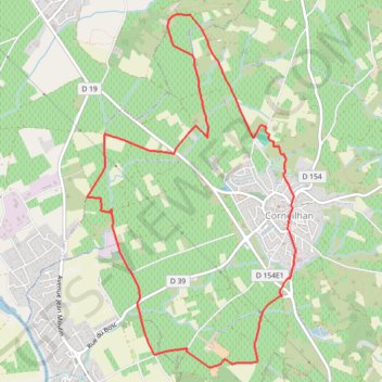 Le tour des vignobles - Corneilhan GPS track, route, trail