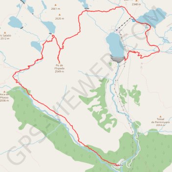 Sallente-Cabdella. Pic Espada GPS track, route, trail