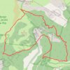 Tour du Rancou dans le Vercors Sud GPS track, route, trail