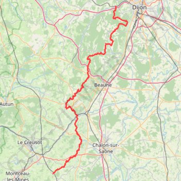 Velars-sur-Ouche - Le Puley GPS track, route, trail